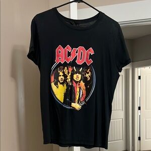 AC/DC Black Relaxed Tee